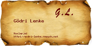 Gödri Lenke névjegykártya